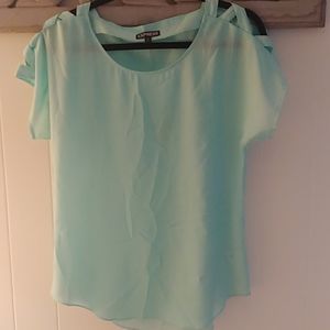 EXPRESS Women's Short Sleeve Shirt